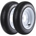 thumbnail image 7 of COZONY 2 Pack Trailer Tire, 6PR，4.80-8，8" Rims 4 Lug White Spoke Wheel, Load Range C,Rubber, 7 of 7