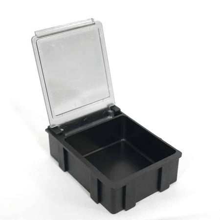 

ESD Safe SMD Component Storage Boxes Conductive Plastic - Black Lids