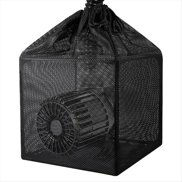 Bolsa de Filtro para Estanque, Bolsa de Barrera para Bomba, Caja de Filtro de Cubo Antiobstrucción, Bolsa de Negra para Bomba de Medios para Estanques de Peces.