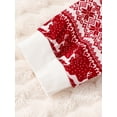 thumbnail image 4 of CARETOO Christmas Family Pajamas Matching Sets Plaid Xmas Deer Print Sleepwear for Family Men Women, 4 of 15