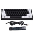 thumbnail image 2 of 60 Teclado De Juego Con Cable, RGB Teclado Mecánico Ergonómico Retroiluminado De 61 Teclas, Plug Y Play, Teclado Portátil De Computadora Para Juegos De Trabajo Y Tipógrafos, 2 of 7