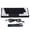 Black White, variant on Suodoka Wired Keyboard 60 Percent 61 Keys RGB Backlit Mechanical Feel Portable Computer Gaming Work 12.6 inches / 32 cm White Black Desktop Accessary