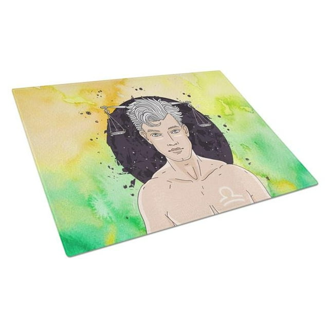 Carolines Treasures BB7323LCB Libra Signe du Zodiaque Planche à Découper en Verre - Grand