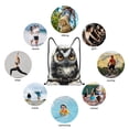 thumbnail image 5 of Lafuoo Whimsical Owl On Branch Pattern Drawstring Pocket, Adjustable Shoulder Strap Storage Bag Suitable for Men and Women-Medium, 5 of 7