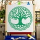 thumbnail image 5 of Plantillas grandes de árbol de la vida de 30 x 30 cm, nudo celta triquetra redondo, dibujo de plástico, plantillas de árboles reciclados, 5 of 9