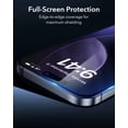 thumbnail image 5 of ESR Screen Protector Compatible with iPhone 17 Pro Max, 9H Hardness & Military Grade Shatterproof, Full Coverage Tempered Glass Film with Easy Installation Tool, HD Clear, Scratch Resistant, 3 Pack, 5 of 7