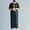 Green, variant on Dpytoraw Vintage Embroidered Men's Long Robe With Side Pockets Retro Muslim Thobe For Casual Wear Men’s Wrinkle-Free Shirts