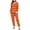 Orange, variant on LIaqionyy Women's Pajama Sets Striped Long Sleeve Sleepwear Pullover Top Jogger Pants Soft Pjs Set Loungewear
