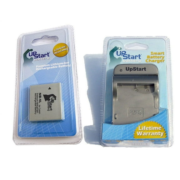 Canon PowerShot SD960 IS Battery and Charger - Replacement for Canon NB-4L Digital Camera Batteries and Chargers (890mAh, 3.7V, Lithium-Ion)