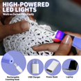 thumbnail image 3 of 12pcs Crochet Hook Set with Counter Ergonomic Knitting Needles Kit with Led Light&Row Digital Counter DIY Tool for Knitting Hook, 3 of 6