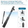 thumbnail image 2 of Gepuly 360Ballhead - Palo Selfie Impermeable Con Trípode Y Soporte Para Teléfono - Palo Selfie Subacuático - Para Gopro Hero 13 12 11 10 9 Insta360 Akaso Dji Osmo Vlog Monopié De Buceo, 2 of 5