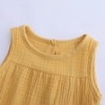 thumbnail image 6 of Uxgjfwu Toddler Tank Tops Girls Summer Candy Color Cotton Vest Top Cute Tops for Girls Sizes 3M-4T,Yellow, 6 of 9