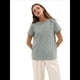 thumbnail image 2 of Camisetas de Corta Extragrandes para Mujer, Cuello Redondo, Holgadas, para Hacer Ejercicio, Informales, de Verano, de Algodón, Color Ceniza, Talla XXL, 2 of 8