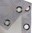 thumbnail image 4 of Ambesonne Abstract Grommet Curtain, Circular Lines Geometric, 50"x60", Violet Blue Warm Taupe, 4 of 5