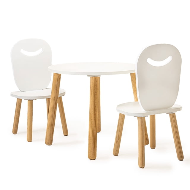 Dos Sillas Y Mesa De Madera Para Niños Y Niñas | Duduk