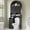 Arched-Black, variant on Over The Toilet Storage Cabinet with 3 Doors, Farmhouse Space Saver for Bathroom Organizer with Paper Holder, 10 Shelves and Hooks, 7-Tier Over Washing Machine Cabinet for Laundry, Bathroom, White