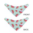 thumbnail image 3 of Naloa Watermelon Dog Bandana Large and Small-Dog Scarf Bib Handkerchief Accessories for Dogs and Cats(S-L)-Small, 3 of 5