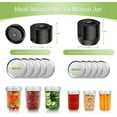thumbnail image 4 of Electric Mason Jar Vacuum Sealer Kit,Cordless Jar Vacuum Sealer for Wide & Regular-Mouth Mason Jar, 4 of 7