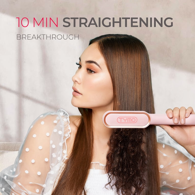 Tymo Straightening Brush (Pink) TYMO RING PINK | Ionic Straightening Brush main image 2
