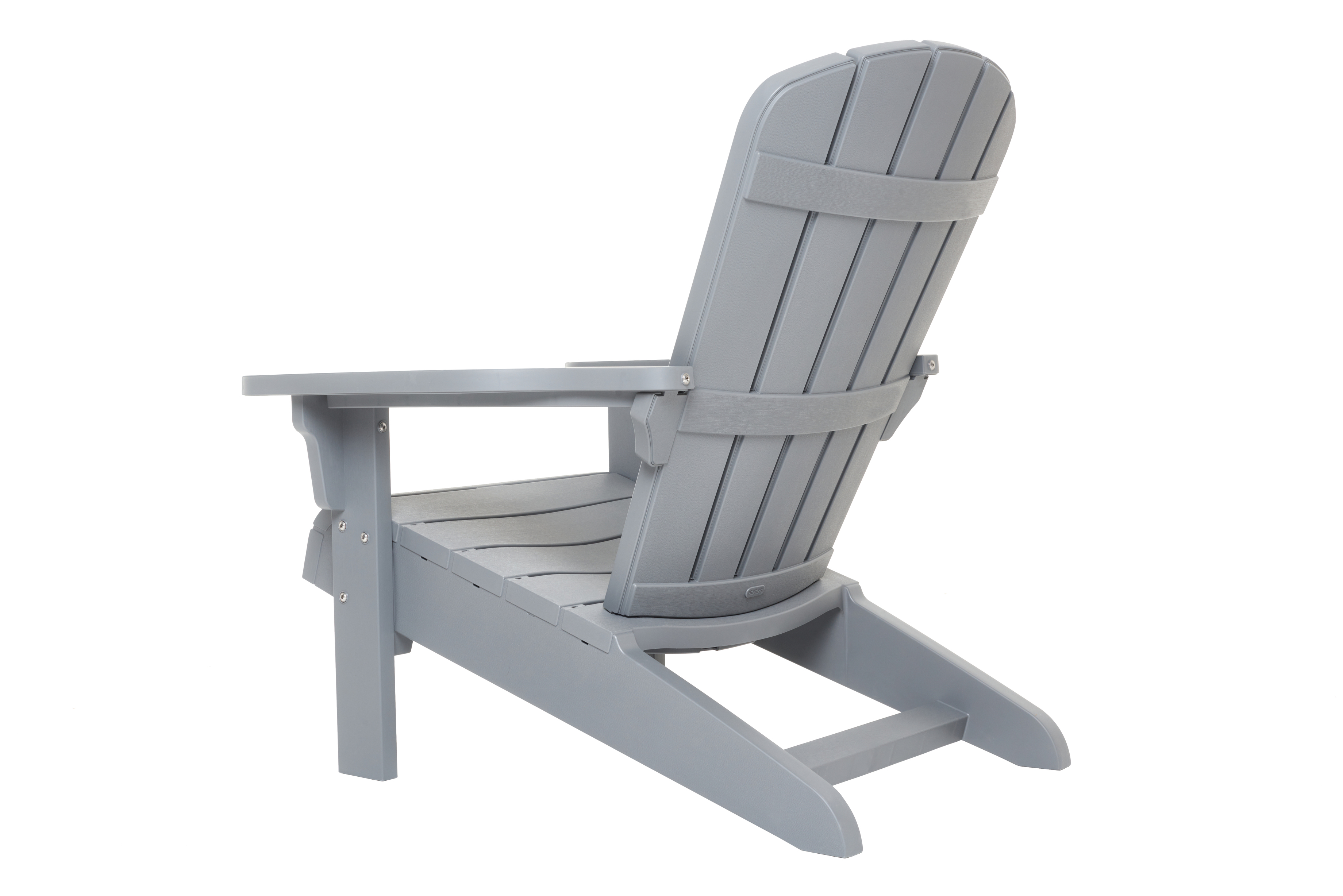 Keter Adirondack Chair, Resin Outdoor Furniture, Gray - image 3 of 7