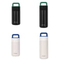 thumbnail image 4 of Toystoory Vacío de acero inoxidable Color sólido Mango Reutilizable Hogar Oficina Aspira Botella de agua Frasco Vasos con tapa de Teteras Blanco 350ml, 4 of 6