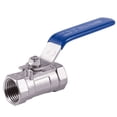 thumbnail image 1 of 4X 1/2 Pouce Inox Filetage Intérieur Levier Poignée Robinet à Boisseau Sphérique, 1 of 7
