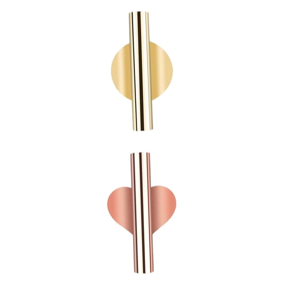 kowaku 2pcs Wall Hanging Flower Vase Tube Living Room Planter Flower Pot Decorations