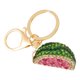 thumbnail image 3 of Llavero de sandía, lindo mini llavero de fruta simulada, colgante de sandía con brillantes diamantes de imitación., 3 of 7
