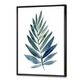 thumbnail image 3 of Designart 'Tropical Green Leaf On White' Farmhouse Framed Canvas Wall Art Print, 3 of 5