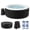 71"L x 71"W x 25"H Round Hot Tub, variant on FICISOG Inflatable Hot Tub Set, 6 Person 73" Energy Efficient Hot Tub SPA with Bubble Jet, Heater Pump, 4 Filters, Insulated Tub Cover and EVA Floor Mat, Portable Family Pool Hot Tub for Patio