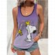 thumbnail image 3 of Camisetas sin mangas de verano para mujer, camisetas sin mangas con estampado de Snoopy, chaleco básico con estampado 3D para mujer, ropa Y2k, 3 of 5