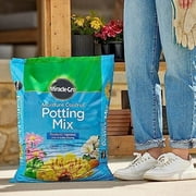Miracle-Gro Moisture Control Potting Mix - Plant Soil for Container Plants, Protects Against Over- and Under-Watering, 16 qt. (2-Pack)