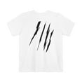 thumbnail image 2 of Effete Feline Claw Marks Scratch Unisex Pocket T-shirt, 2 of 9