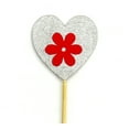 thumbnail image 2 of Darling Souvenir, Glitter Heart Cupcake Toppers, Wedding - Birthday Party Dessert Decorations - Pack Of 20, 2 of 3