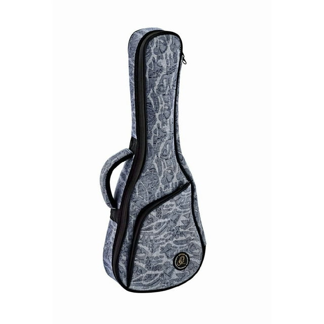 Ortega Guitars Tenor Ukulele Denim Style Gig Bag-12 mm Padding, Blue Jean, (OUB-TE-BLJ)