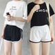 thumbnail image 5 of Pantalones cortos deportivos de verano para mujer, holgados, para estudiantes, fitness, informales, para correr, pijamas, ropa de mujer Base Stall, 5 of 6