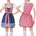 thumbnail image 1 of Vestido de poliéster con estampado bordado para mujer, para festivales, cosplay y sirvientas, 1 of 5