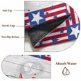 thumbnail image 6 of 4th of July 2'x6' Runner Rugs for Hallway Kitchen Bedside Non Slip, Red Blue Patriotic Flowers Star Stripes Wooden Entryway Rug Runners with Rubber Backing, Long Carpet Runner for Laundry Room, 6 of 8