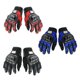 thumbnail image 2 of All Season Motorcycle Riding Nylon Finger Knuckle Protective Glove Black M kusrkot Guantes de moto, 2 of 8