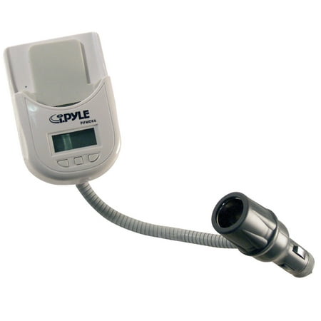 PYLE PIFMDK6 - Plug In Car i-PYLE Series iPod Docking Station w/ 200 Channel FM Transmitter & Flexible Goose Neck