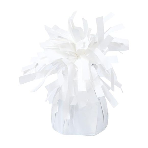 Jet-Black Metallic Balloon Weight Centerpieces, 6 Oz Reusable Table Anchors for Birthdays, Graduations & Weddings, Elegant Foil Finish, 1-Pack Party Essential Compatible with Helium