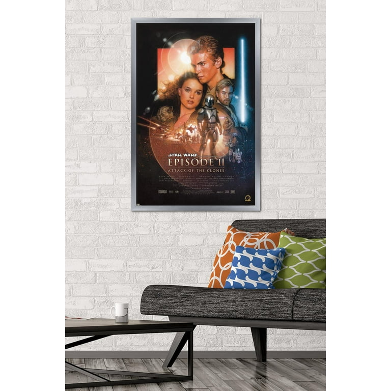 24X36 Star Wars: Attack Of The Clones - One Sheet Wall Poster, 24