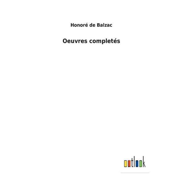 Oeuvres completés (Paperback)