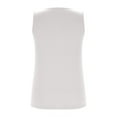 thumbnail image 5 of Abomasnow Women's V Neck Tank Tops Slim Fit Solid Color Casual Sleeveless Shirts Summer Basic Tees, 5 of 6