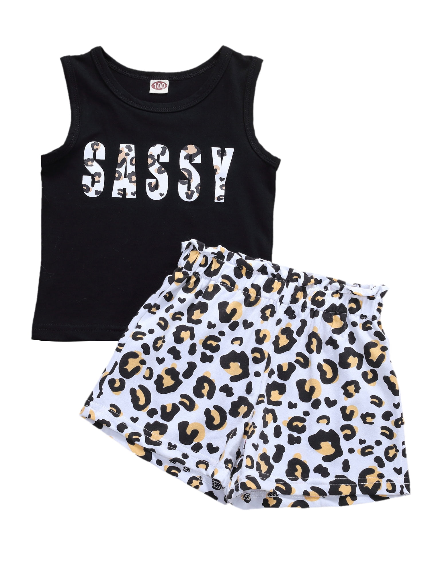 leopard print baby vest