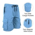thumbnail image 3 of 3-Pack Men's Moisture Wicking Performance Quick Dry Cargo Shorts, 3 of 5