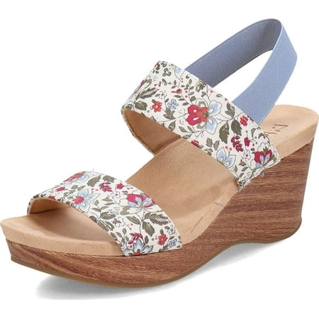 

LifeStride Womens Delta Sandal 9 Red Floral