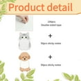 thumbnail image 6 of Cute Cat & Dog Shaped Sticky Notes, Kawaii Animal Memo Pads for Desk Decoration & Notes,Fun Gift Decoration Message Labels Office Note Markers, Sticky Notes - Multi-Color Notepads for Office, 6 of 7
