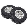 thumbnail image 7 of 4 pieces 1/24 Rubber Wheels and Tires Fit for Axial SCX24 00002 90081 RC crawler Car Trucks Accessories - B, 7 of 7