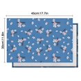 thumbnail image 5 of Pioneer Flower Floral Print Pattern Summer Placemats Table Placemats Set Of 6-Linen Kitchen Washable Placemats Table Mats 12x18 Inch Non-Slip Heat Resistant, 5 of 5